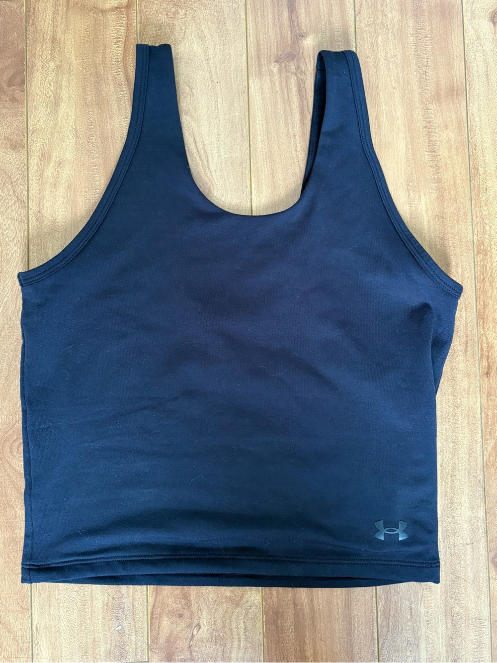 Under Armour Black Performance Cropped Tank